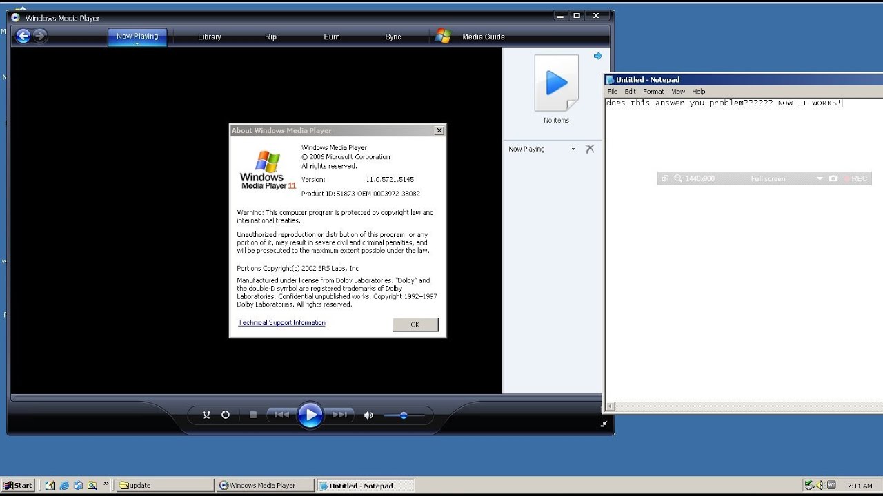 Windows media player 11 for xp free download